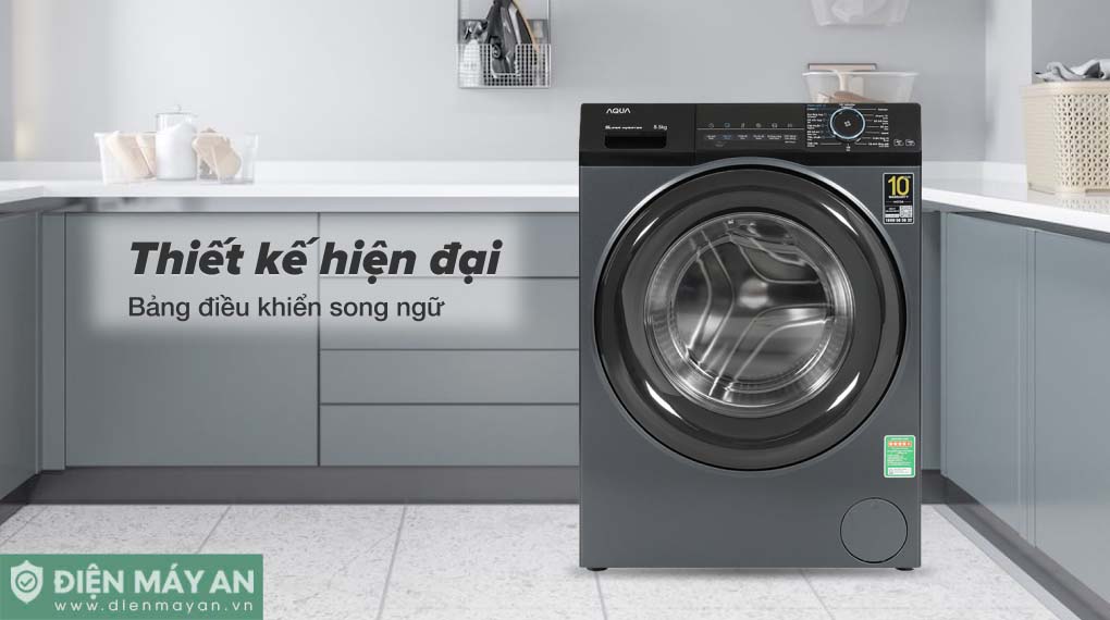 Máy giặt Aqua Inverter 8.5 kg AQD-A852J BK